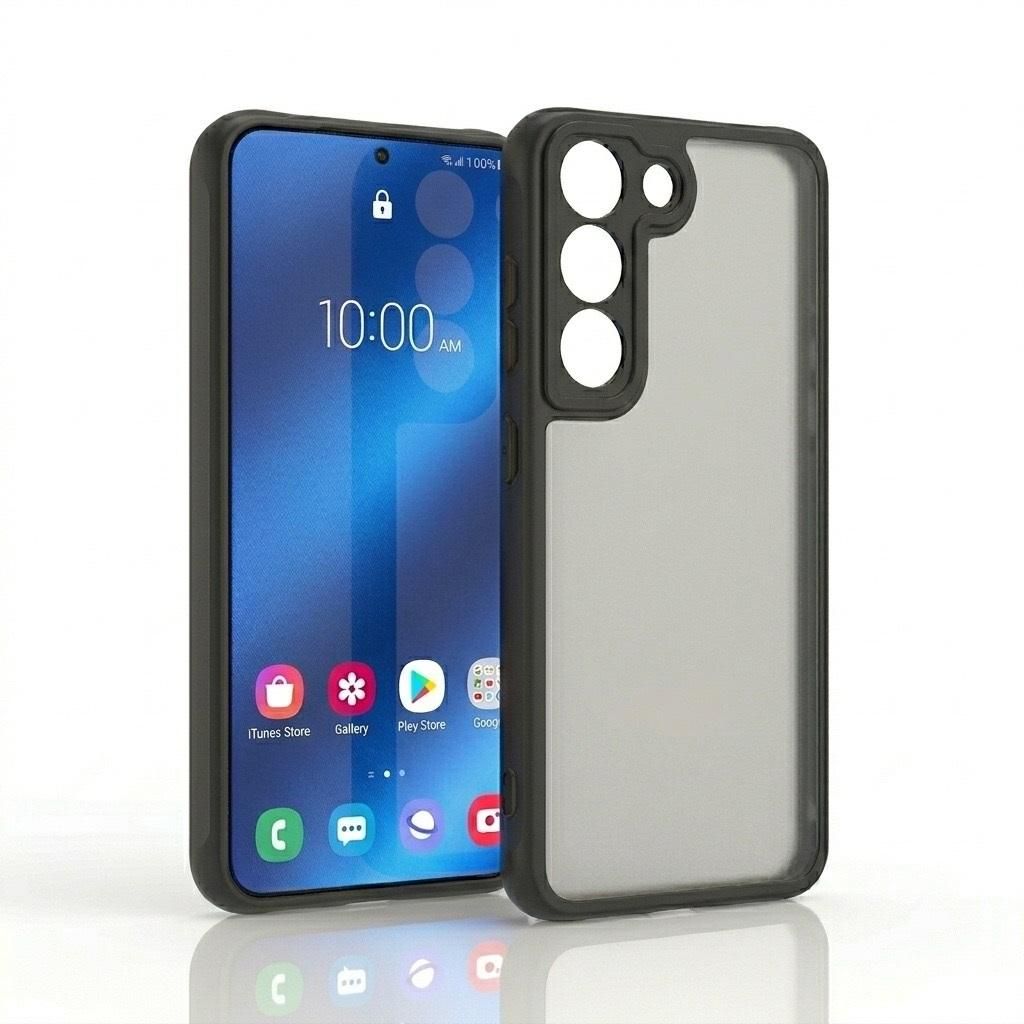 Hülle für Samsung Galaxy S23. Bumper Eckenschutz Matt Produktbild 