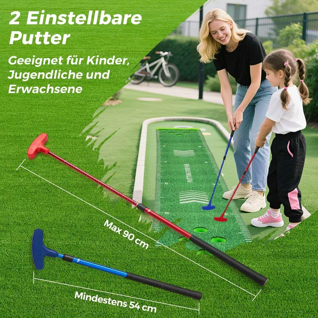 Tapis de putting de golf : progressez vite avec cet ensemble ajustable - 2