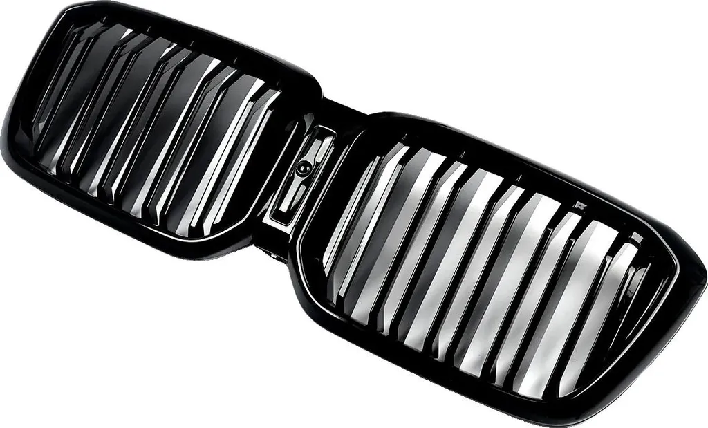 Grille Frontale Noire Brillant Double Fente pour BMW Série 3 F30 F31