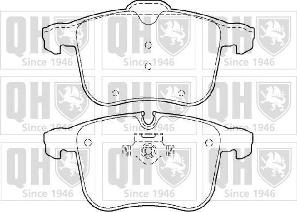 QUINTON HAZELL Bremsbeläge Satz Vorne Bremsklötze für OPEL Vectra C Caravan (Z02) BP1392