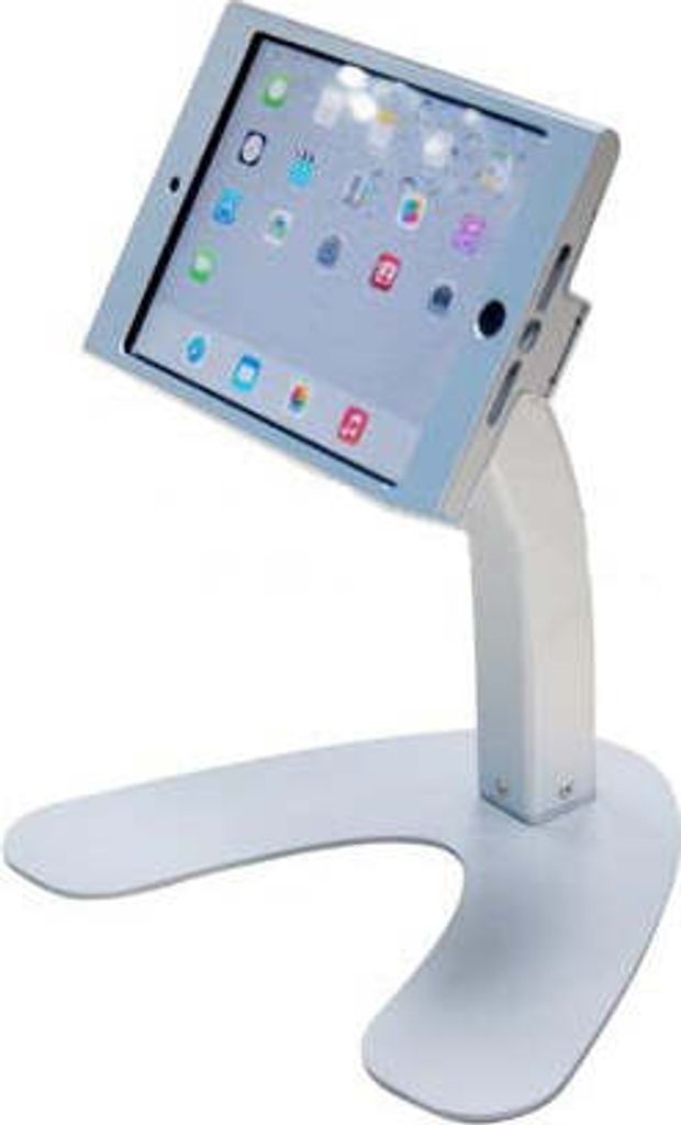 System-S Abschließbarer Aluminium Präsentations Messe Ständer Stand Mount 31 cm für iPad mini iPad mini 2