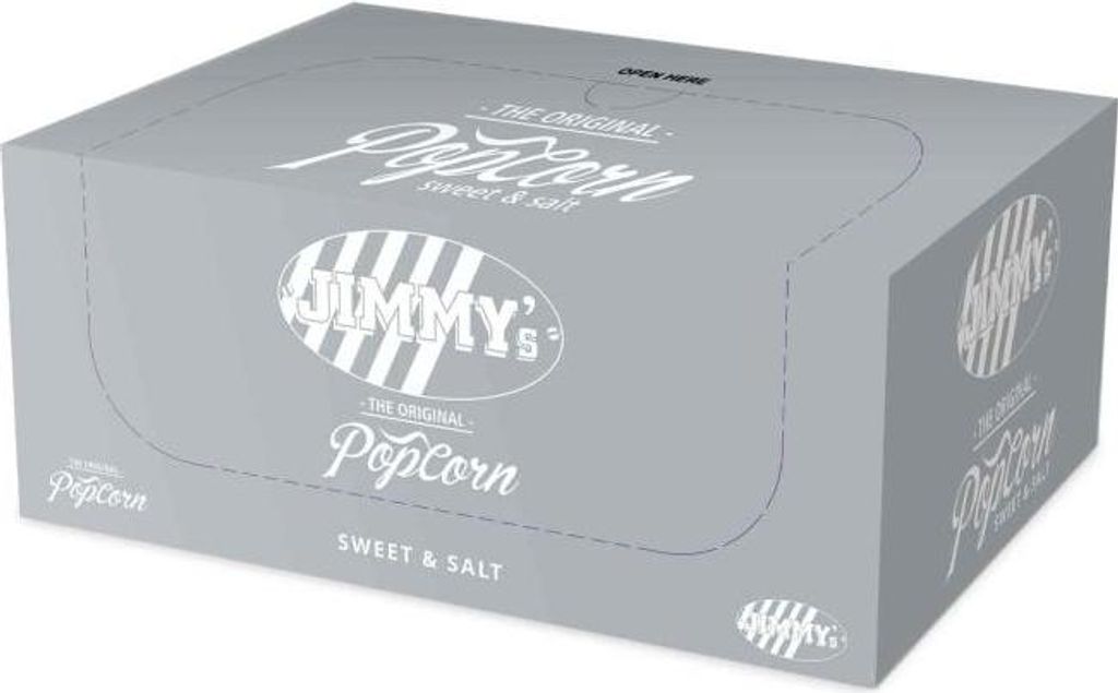 Jimmy's Popcorn Mini Bags The Original Sweet & Salt 21x22g
