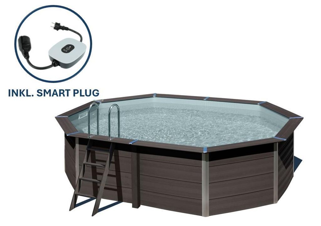 GRE Ovaler Composite-Pool KPCOV52 – 524 x 386 x 124 cm, Produktbild 