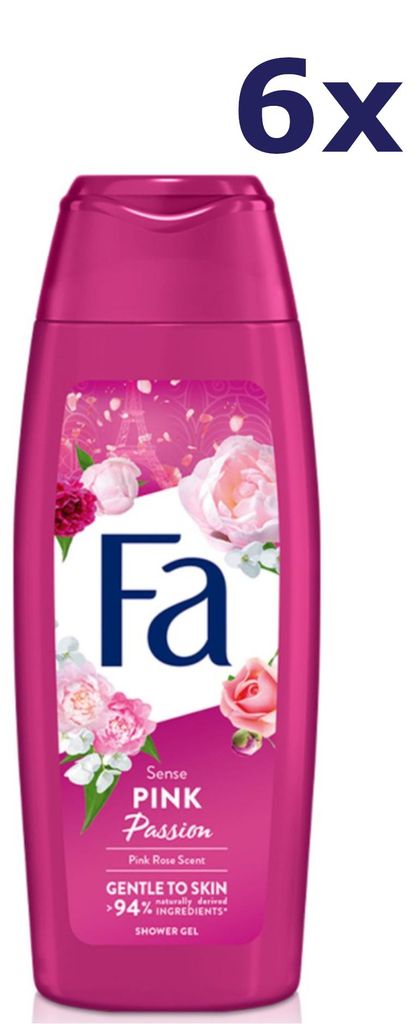 6x Fa Douchegel - Pink Passion 250 ml Produktbild 