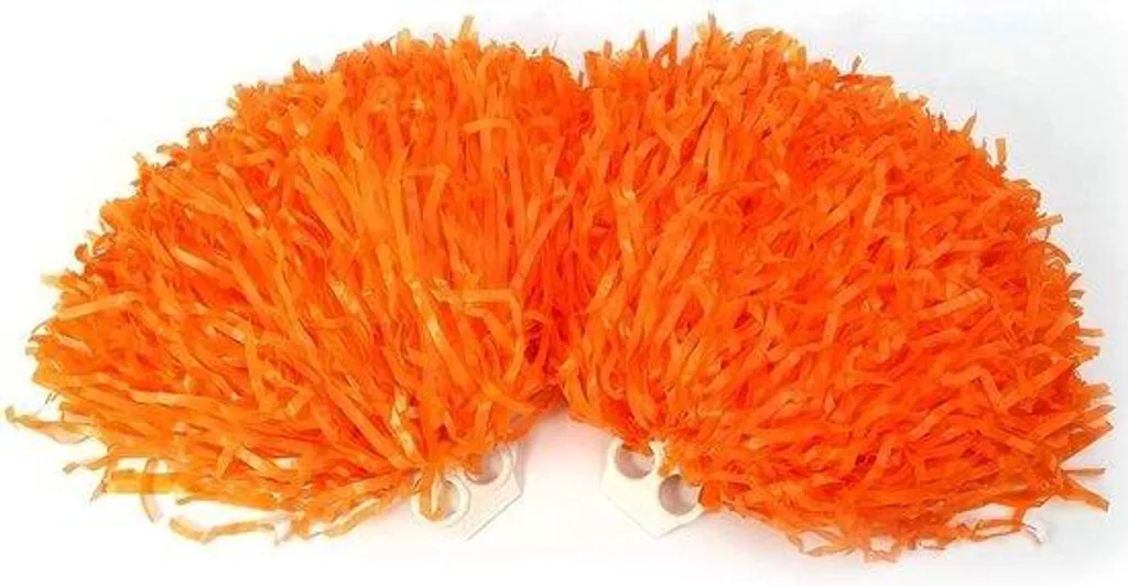 Pompoms Danse Orange pour Gala de Fin d'Année et Événements Sport