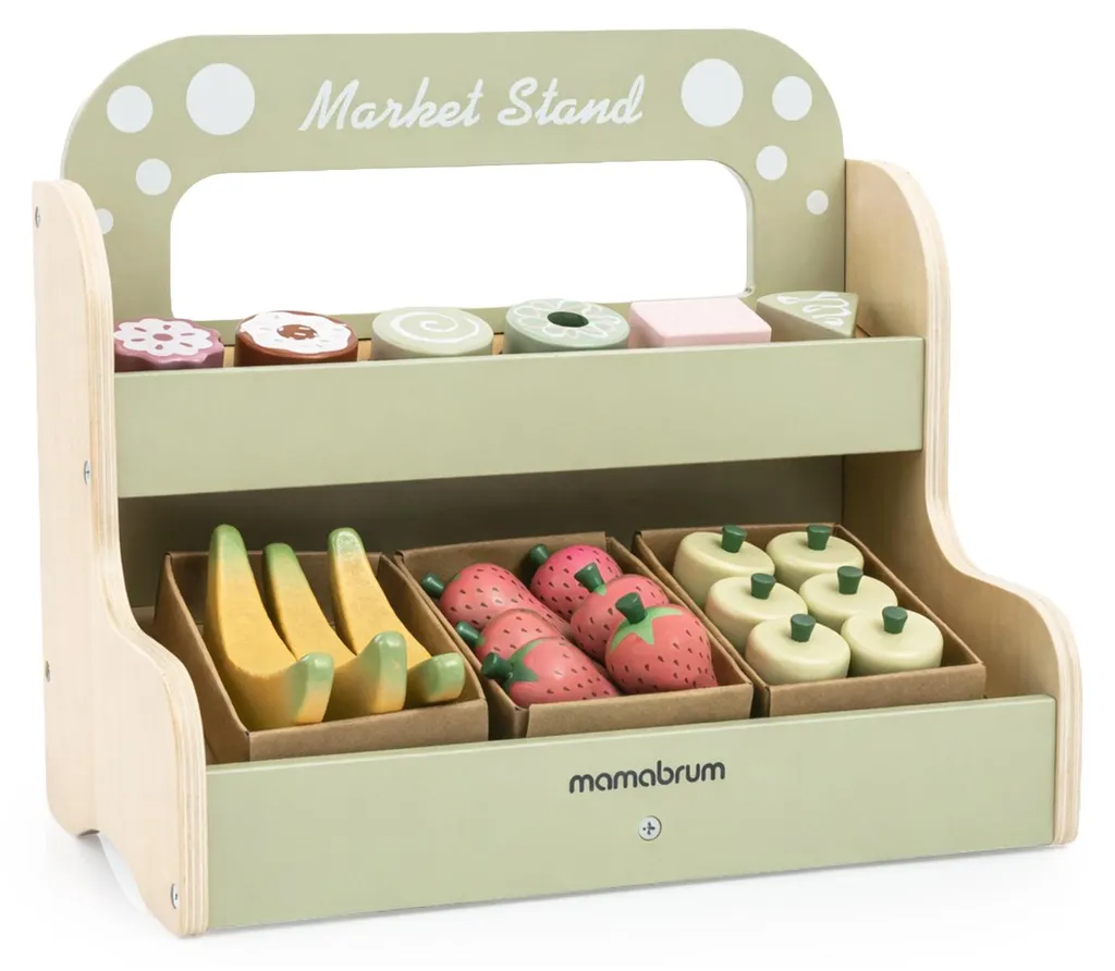 Marchande bois solide et compacte avec 24 accessoires pour petit espace - 8