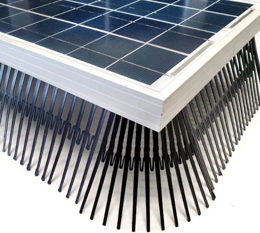 Birdstop Schnäppchen Eckstück - 4 Stück - Solarmodule Vogelschutz