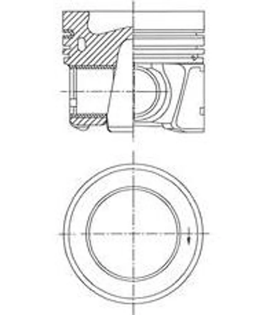 Piston de moteur complet OE 04L107065AP pour Audi A4 A5 et Skoda Kodiaq