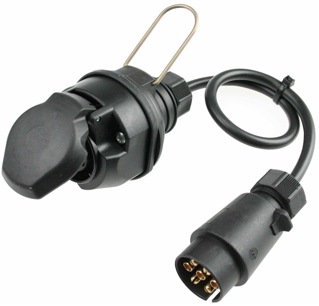 as-Schwabe 60468 Caravan Adapterkabel 0,6m, Stecker 7pol Produktbild 