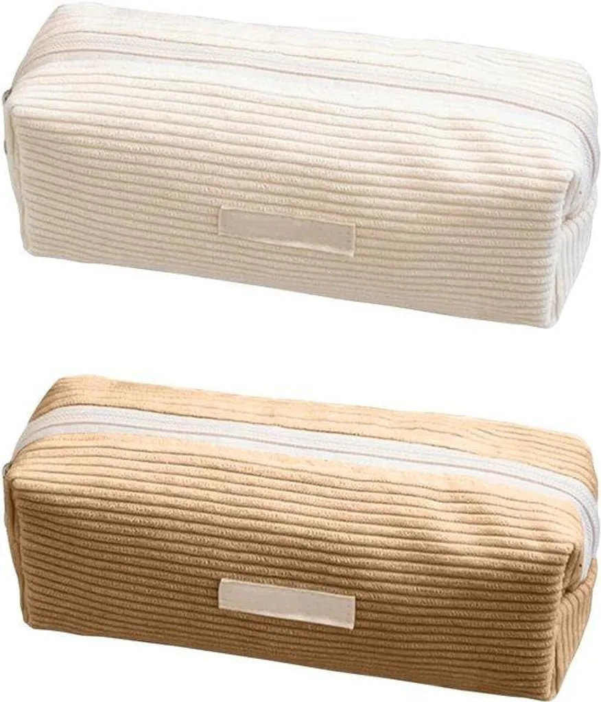 Trousse de Rangement Étanche en Toile pour Effets Personnels - 2 Pièces