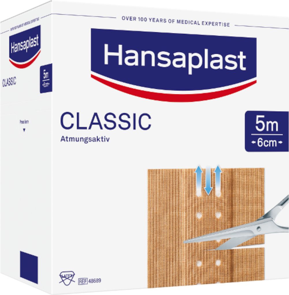 Hansaplast Classic Großpackung 5 m x 6 cm Produktbild 5