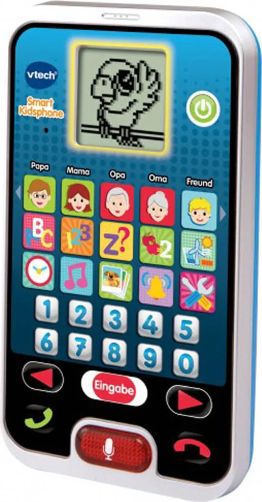 Téléphone intelligent pour enfants antichoc avec autonomie 24h et 16 jeux