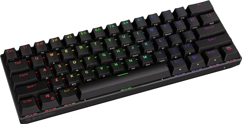 Clavier Mécanique 60% Sans Fil ENDORFY Thock Compact ARGB Switchs Marron - 3