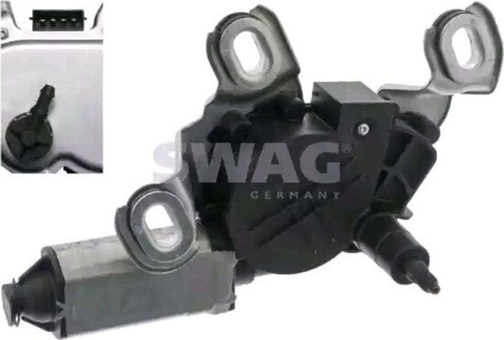 SWAG 30 94 8672 Wischermotor Hinten für SKODA OCTAVIA (1Z3)