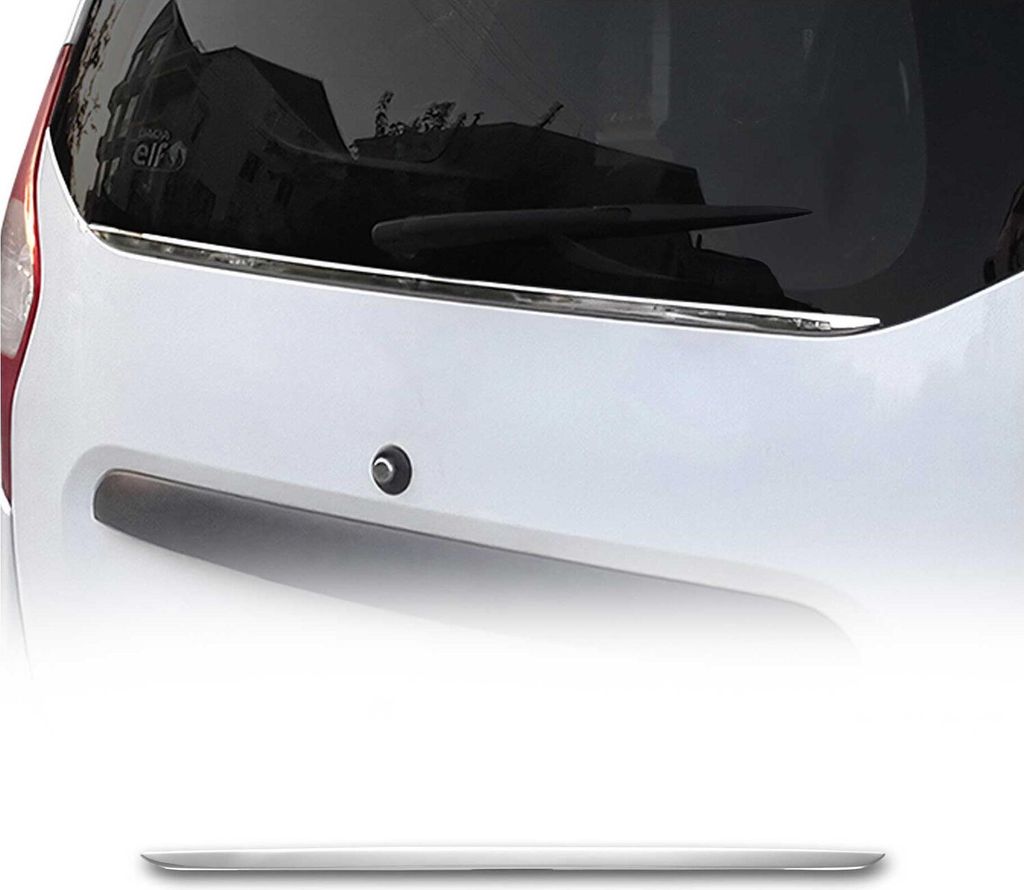 Heckklappe Fenster Leiste für Dacia Lodgy 2012-2025 Unten Edelstahl Chrom 1tlg