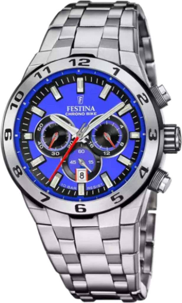 Festina F20670/3 Herrenuhr Chrono Bike 45mm 10ATM