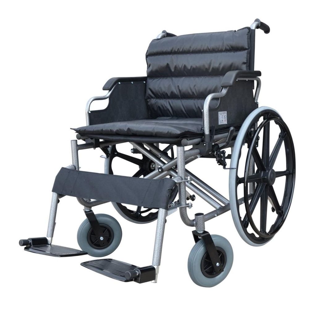 THIRA Faltrollstuhl Rollstuhl XXL Transportrollstuhl Reiserollstuhl Bariatrischer