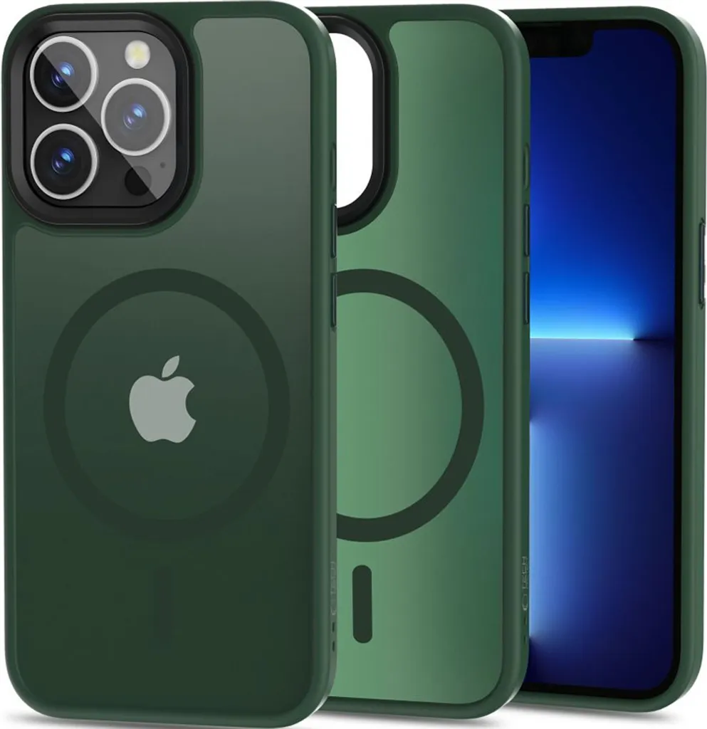 Tech-Protect Magmat Magsafe Iphone 13 Pro Verde opaco
