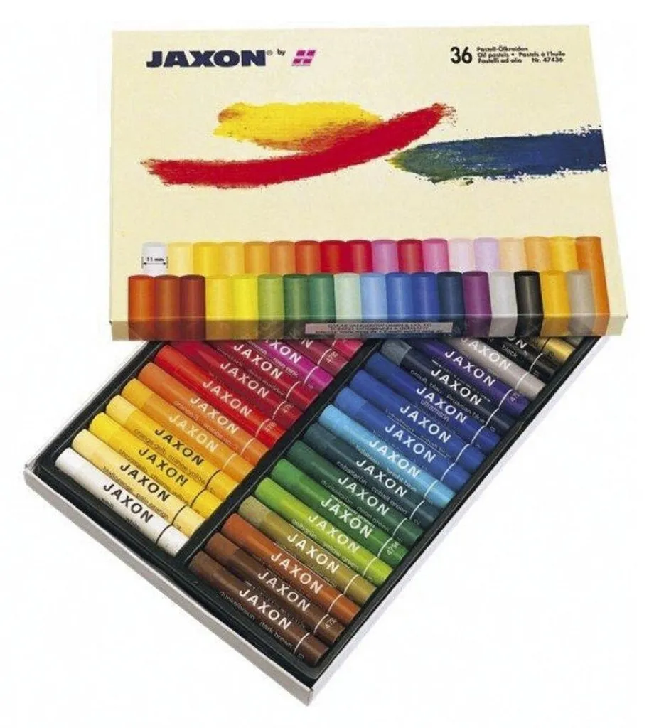HONSELL 47436 Pastels à l'huile JAXON - Boîte carton de 36 couleurs