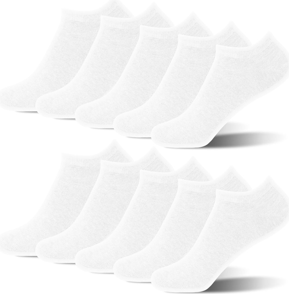 Sprint Sport Sneaker Socken 10 Paar 43-46, weiß