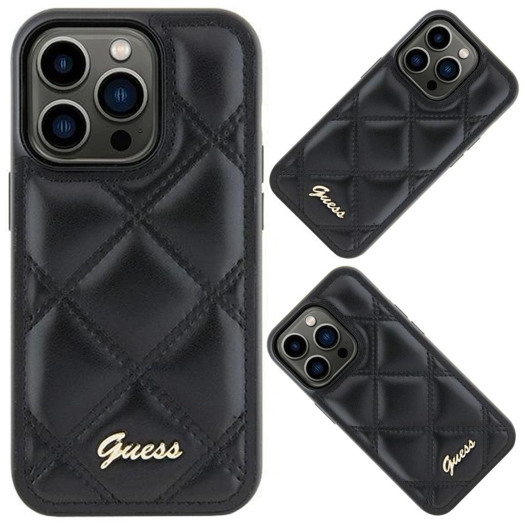Guess, Quilted Metal Logo Schutzhülle für Samsung Galaxy Produktbild 