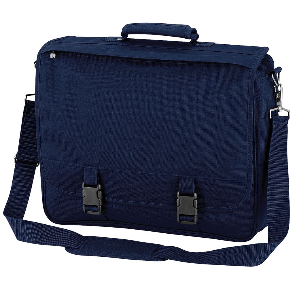 Quadra QD65 | Portfolio Briefcase / Umhängetasche - Farbe: French Navy - Größe: 41 x 34 x 10 cm