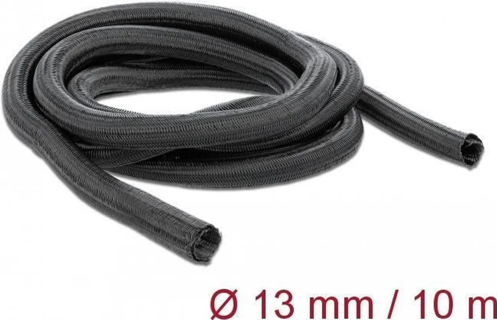 DeLOCK - Braided sleeving - 10,0m - Schwarz (18922)