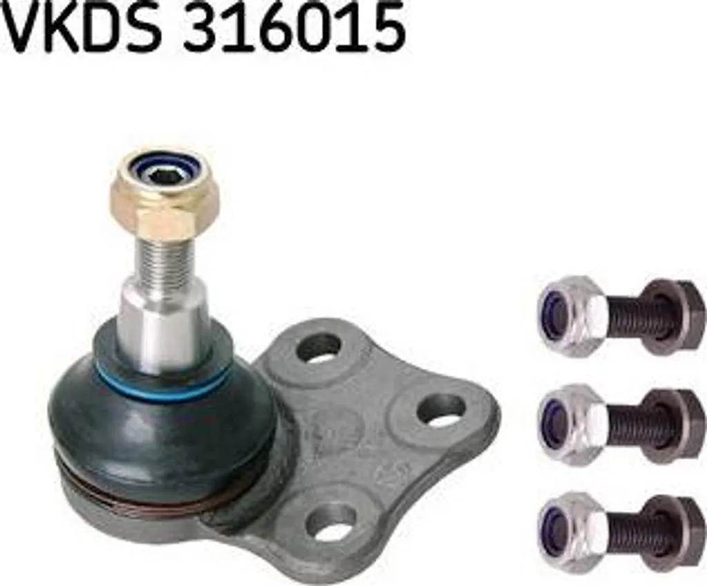 Rotule de Suspension Avant SKF VKDS 316015 pour Renault Scenic et Fluence