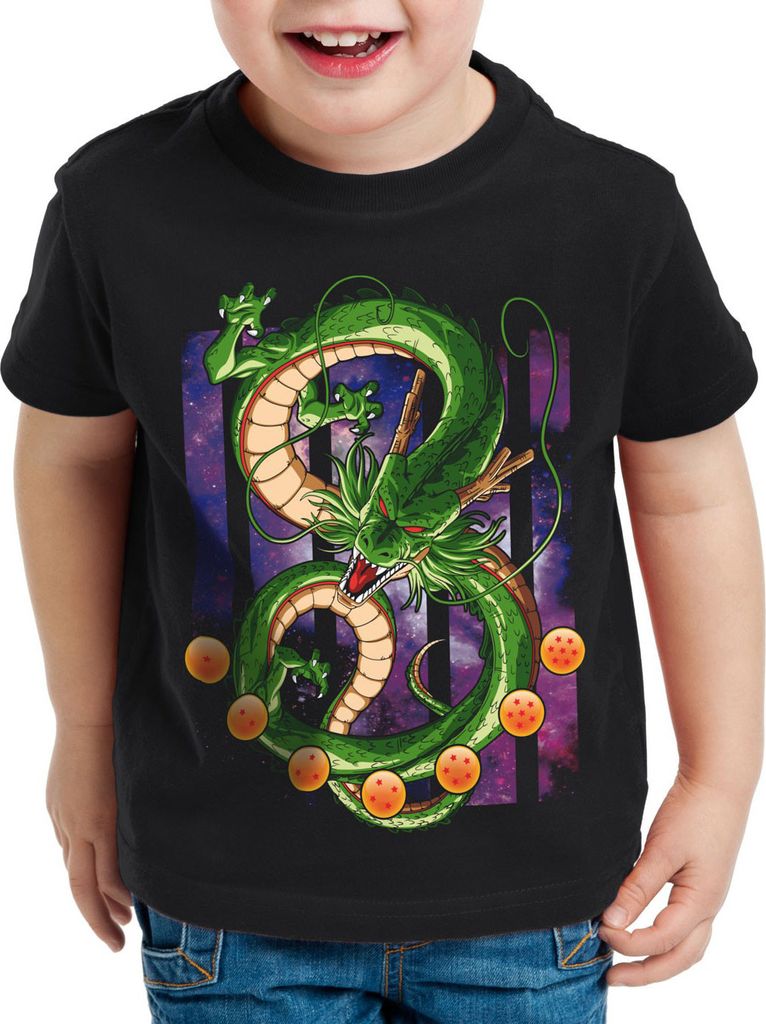 style3 Shenlong Drachen Kinder T-Shirt dragon Z goku vegeta roshi anime