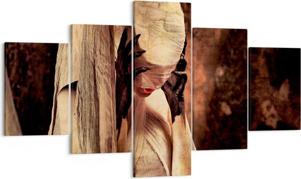 Bild auf Leinwand - Leinwandbild - Hände Bandage Art. - 125x70cm - Wand Bild - Wanddeko - Leinwanddruck - Bilder - Kunstdruck - Wanddekoration - L...