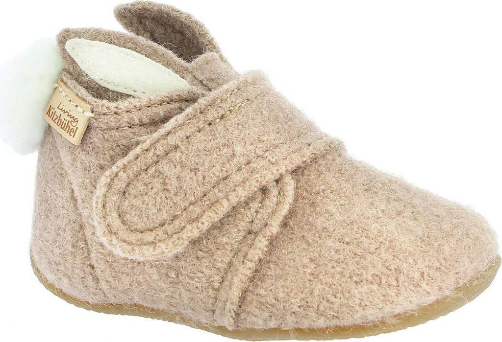 Living Kitzbühel Babyklett Hase mit Ohren Timeless Taupe Größe EU 21