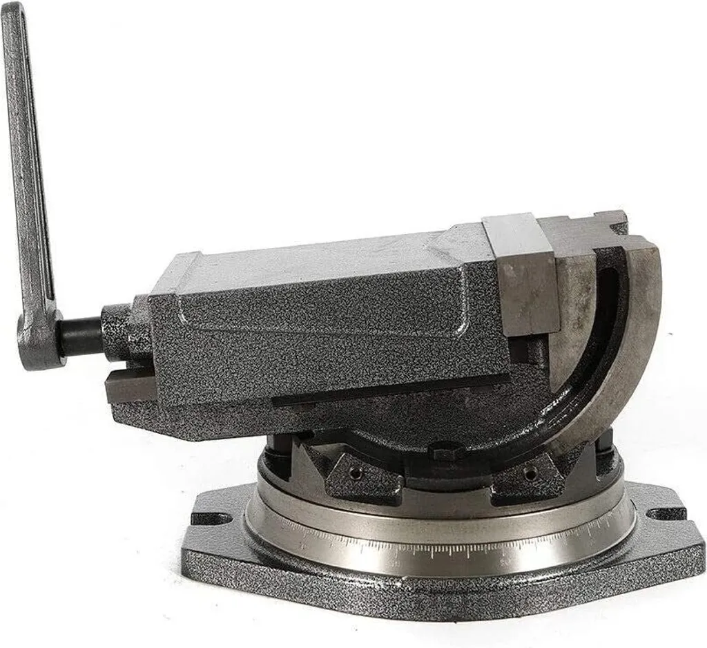 Étau de précision 5 pouces 360º avec base pivotante pour fraisage