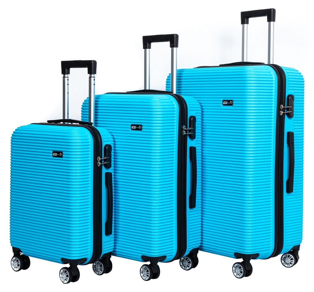 Aga Travel Kofferset, Reisekofferset MR4651 Hellblau, Produktbild 