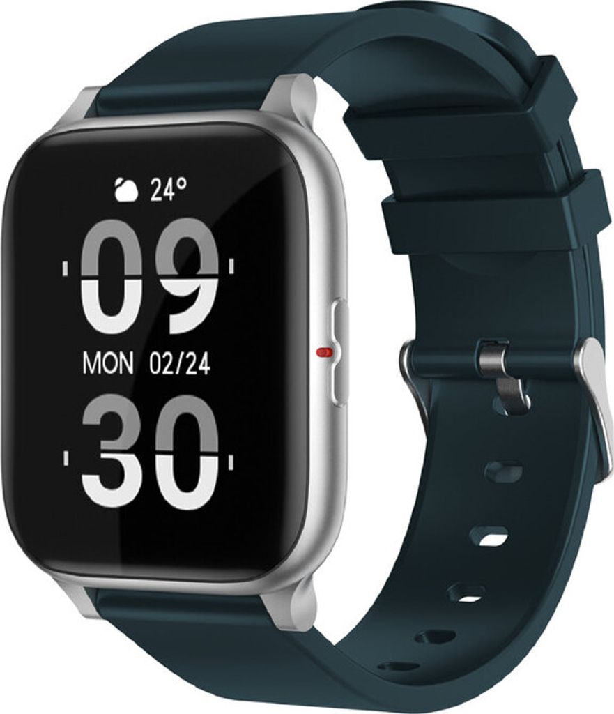 1,7" Touchscreen Smart Watch Fitness Tracker für Pulsmesser Blutsauerstoff mit 8 Sportmodi, Dunkelblau