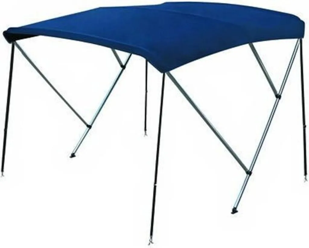 Bimini de Bateau Bleu 1.7-1.8m pour Protection Solaire et Navigation