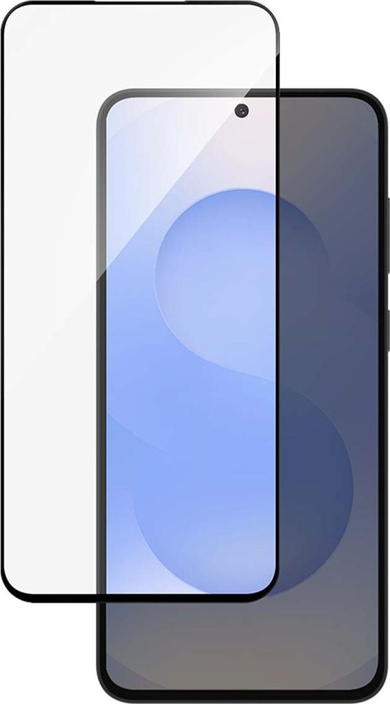 BigBen Connected, Gebogenes 9H Schutzglas für Galaxy S25 FE fingerabdruckresistent, Transparent