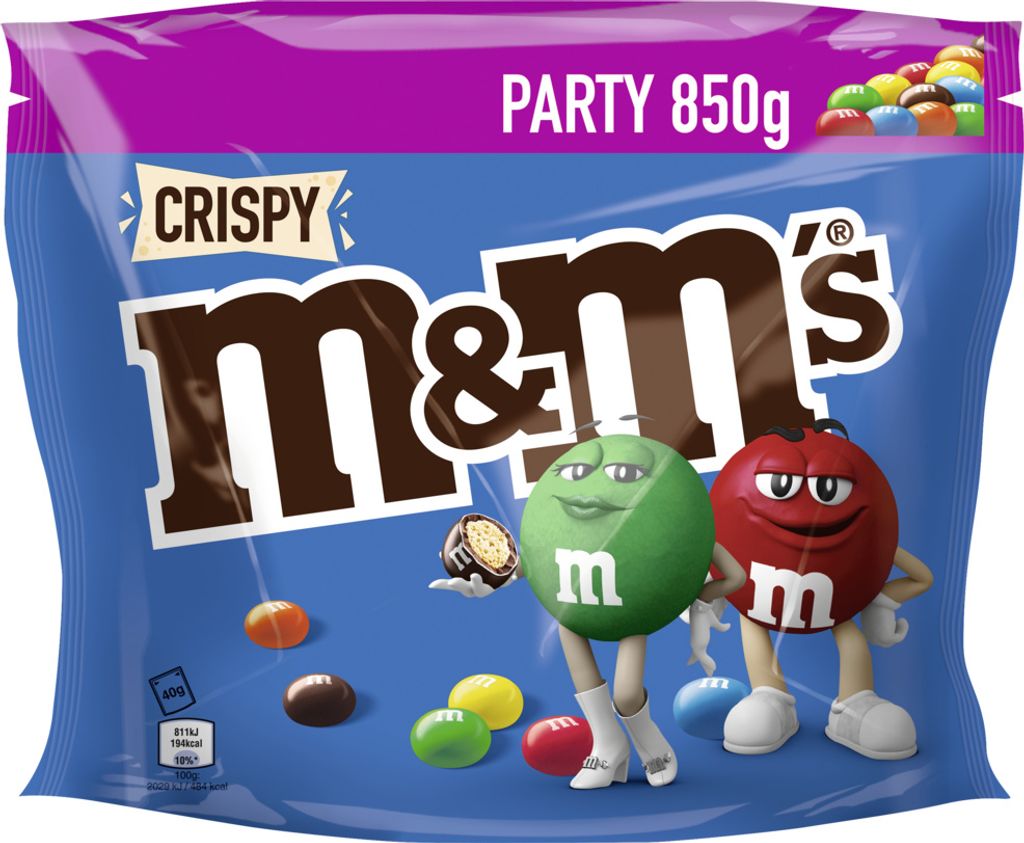 m&m's CRISPY Schokobonbons 850,0 g Produktbild 