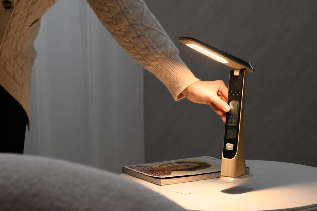 Lampe LED Sans Fil Design Bois avec Intensité Variable Immax WOOD - 11