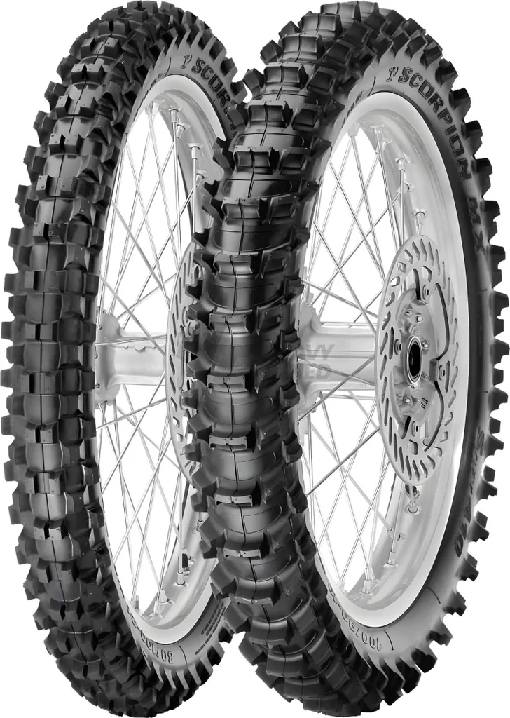 Pneu de Motocross Arrière Pirelli Scorpion MX Soft 110/90-19 Compétition