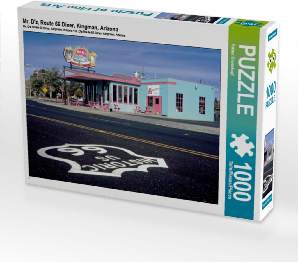 Calvendo Mr. D'z, Route 66 Diner, Kingman, Arizona 1000 Teile Puzzle quer 640x480mm, Grosskopf Rainer; 7322717