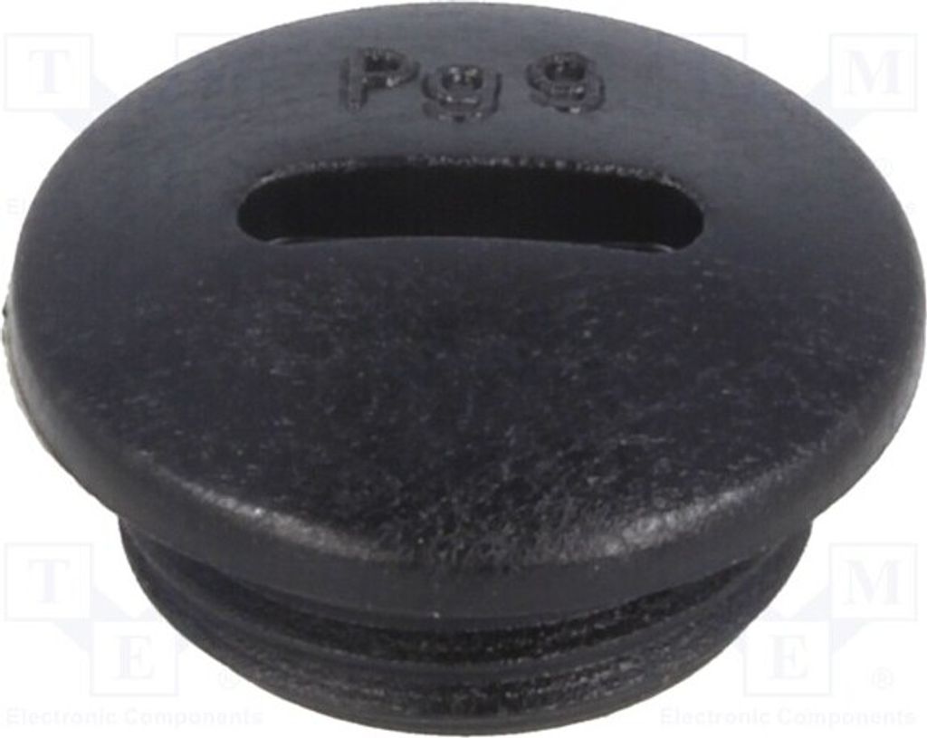 5x Blende Gewinde: PG IP54 Mat: Korpus: schwarz 6mm 1.251.0901.11 Stoppers PG9