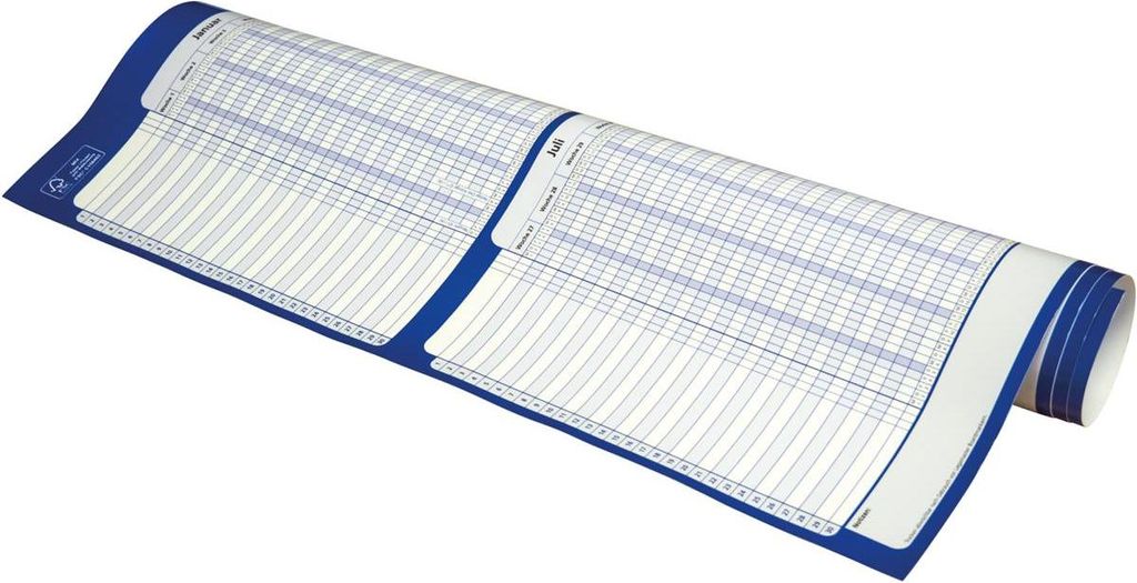 Legamaster aufgerollter Projektplaner 60x90cm DE 2027 Produktbild 