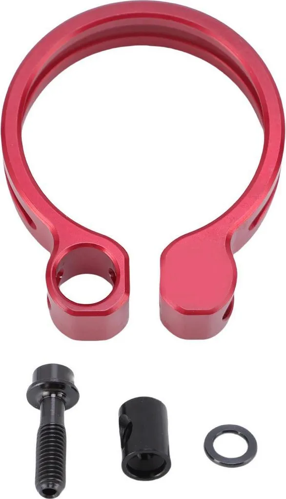 Collier de serrage vélo 34,9 mm rouge : fini les selles qui glissent