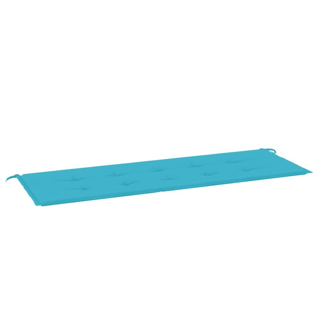 Gartenbank-Auflage Türkis 150x50x4 cm Oxford-Gewebe
