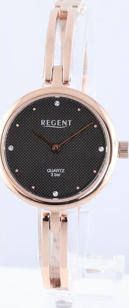 Regent Damen Uhr Metallarmband Metall Armbanduhr Analog rosegold UR2214004
