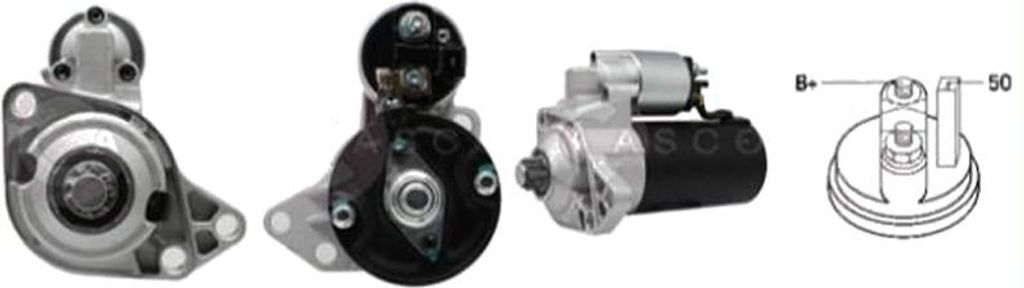 CASCO CST10115AS Starter Anlasser 2kW für VW Golf IV Schrägheck (1J1) 12V