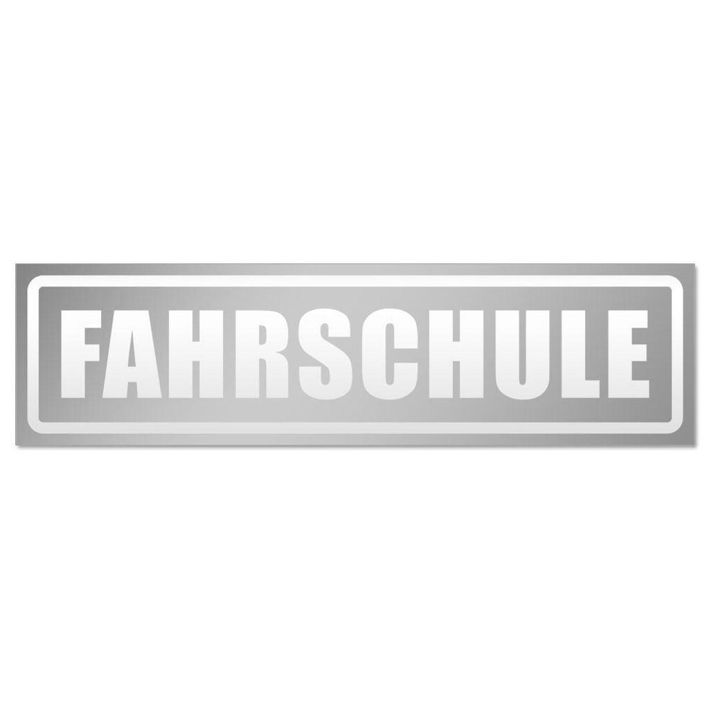 Fahrschule invertiert Magnetschild Schild magnetisch