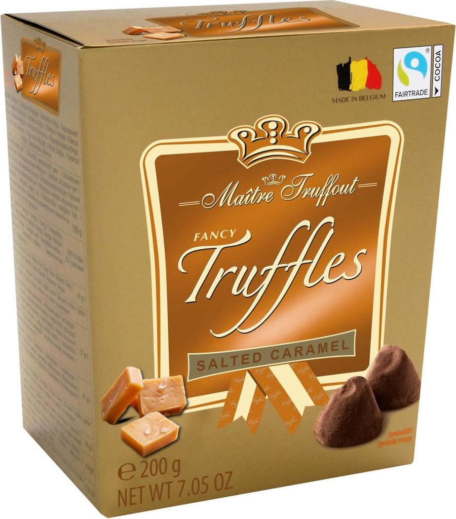 Maitre Truffout Fancy Gold Truffles gesalzenes Karamell Produktbild 