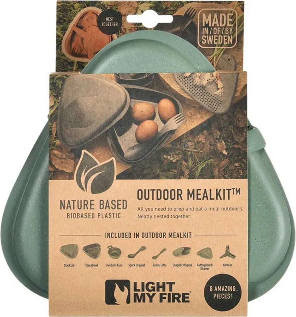 Light My Fire Outdoor MealKit Sandygreen : Vaisselle Bio Compacte