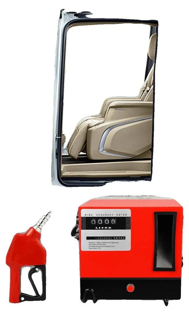 Pompe diesel 220V pour ravitaillement engins de chantier et ferme